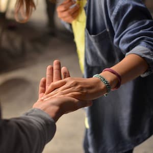 Picture of helping hands