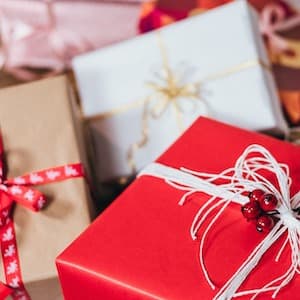 Picture of beautifully wrapped gifts